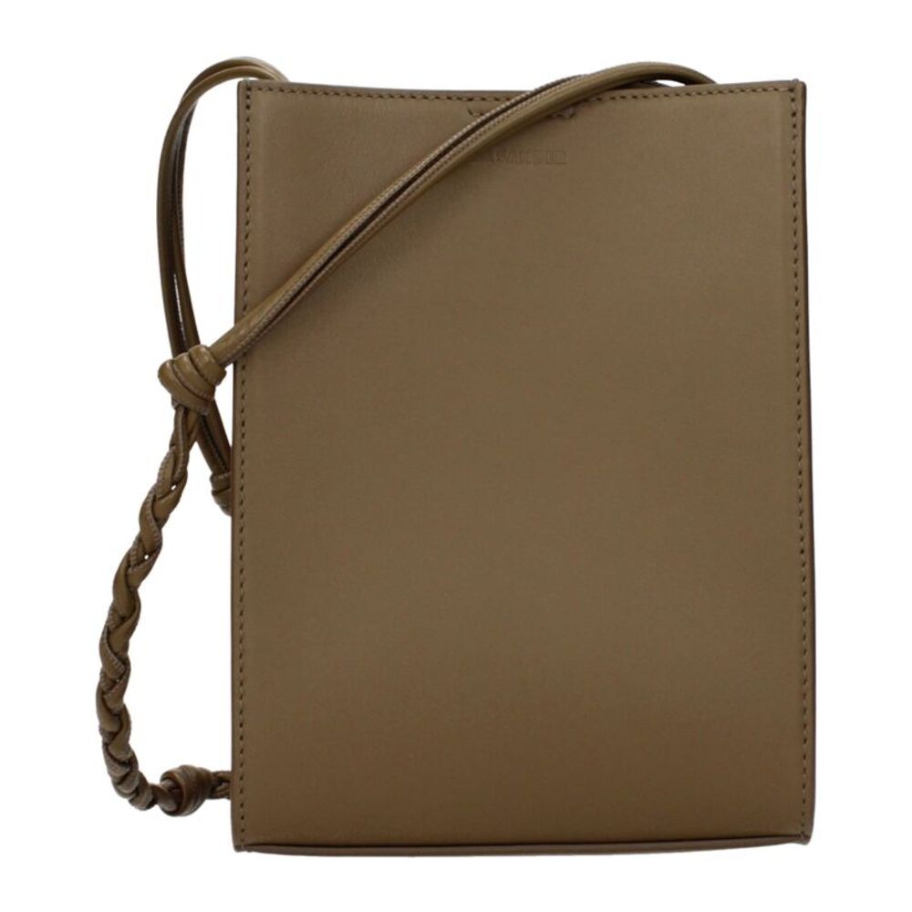 Jil Sander Green Leather Crossbody Men's Bag